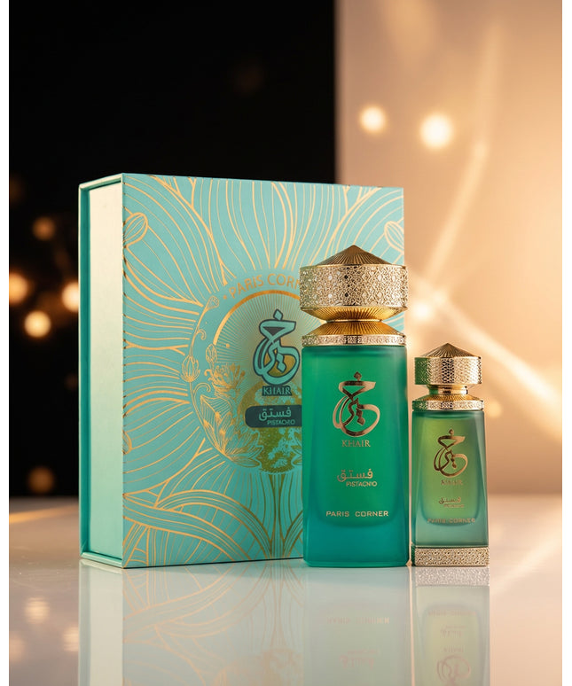 KHAIR PISTACHIO - Oil & Perfume Gift Set by Paris Corner