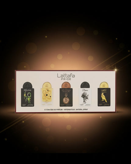 Lattafa Pride Collection No. 1 Eau de Parfum Unisex Fragrance Spray Gift Set (5 x 20ml)