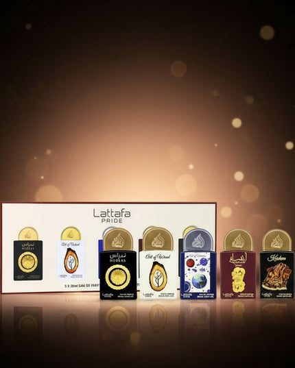 Lattafa Pride Collection No. 3 Eau de Parfum Unisex Fragrance Gift Set (5 x 20ml)