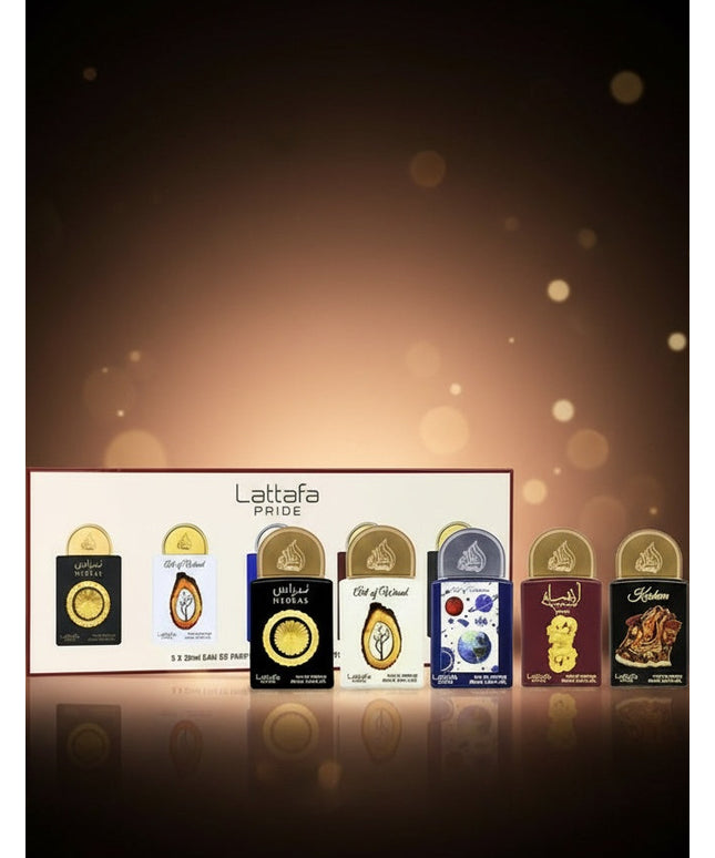 Lattafa Pride Collection No. 3 Eau de Parfum Unisex Fragrance Gift Set (5 x 20ml)