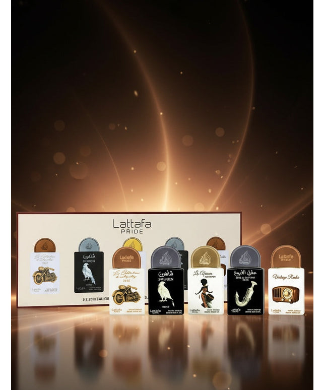Lattafa Pride Collection No. 5 Eau de Parfum Unisex Fragrance Gift Set (5 x 20ml)