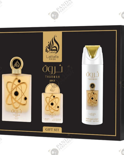 Lattafa Tharwah Gold - Gift Set