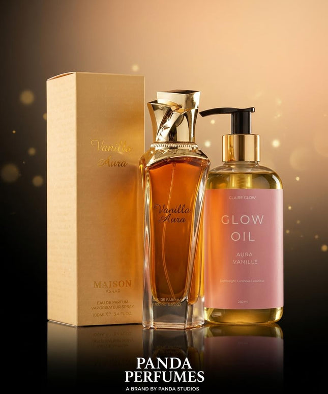 Vanilla Aura + Claire Glow Glow Oil Aura Vanille Combo