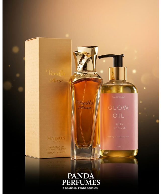 Vanilla Aura + Claire Glow Glow Oil Aura Vanille Combo