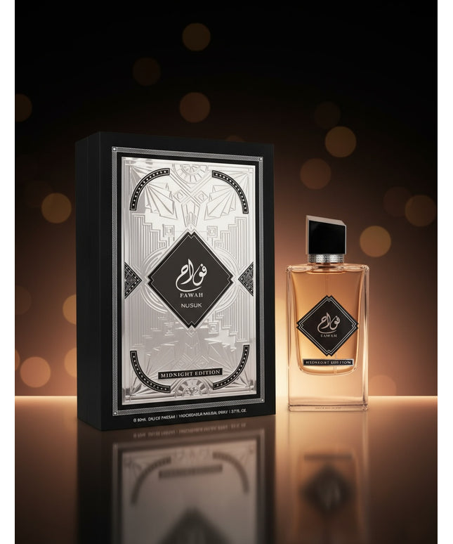 Fawah Midnight Oud Amber Musk - Nusuk