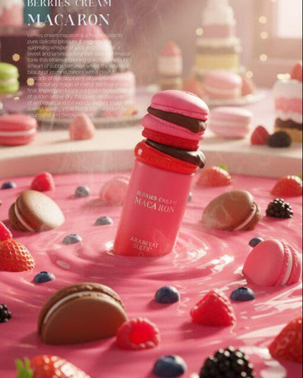 Berry Cream Macaron by Arabiyat Sugar