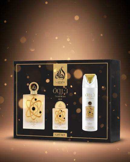 Tharwah Gold - Gift Set by Lattafa Pride