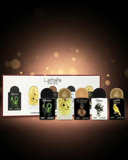 Lattafa Pride Collection No. 1 Eau de Parfum Unisex Fragrance Spray Gift Set (5 x 20ml)