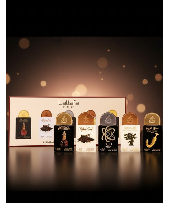 Lattafa Pride Collection No. 2 Eau de Parfum Unisex Fragrance Gift Set (5 x 20ml)