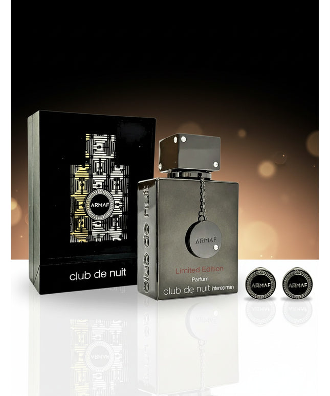 Club De Nuit Intense Man Limited Edition Pure Parfum 105ml with Cuff Links
