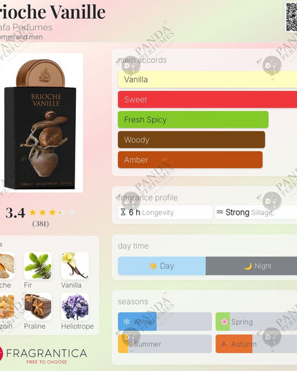 Lattafa Brioche Vanilla - 100ml by Lattafa Pride