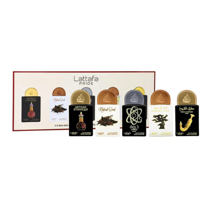 Lattafa Pride Collection No. 2 Eau de Parfum Unisex Fragrance Gift Set (5 x 20ml)