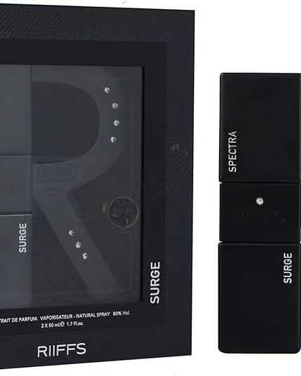R Spectra & R Surge by Riiffs – Men's fragrance (2x 50ml)